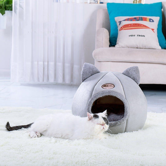 ComfyHouse™ - Niche pour chat ultra confortable - Doux Minous